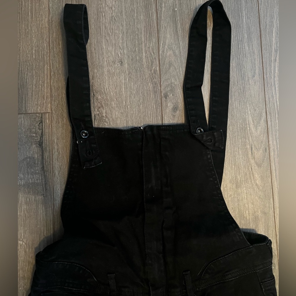 Zara black denim overalls - Picture 2 of 5